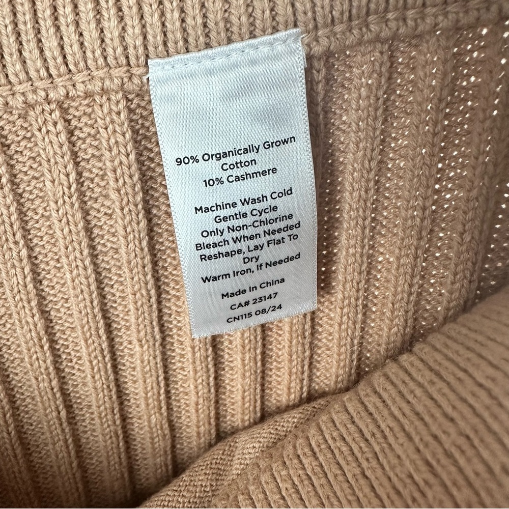 HAVEN Well Within Organic Cotton Cashmere Rib Knit Cropped Lounge Pants - Picture 11 of 12